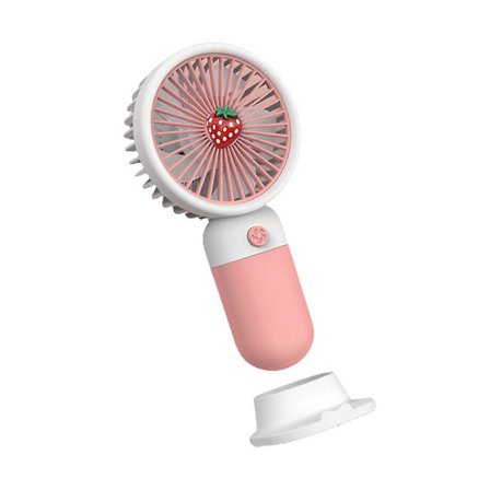 Portable Cartoon Mini Handheld Fan Folding Small Cooling Desk Fan Usb Rechargeable
