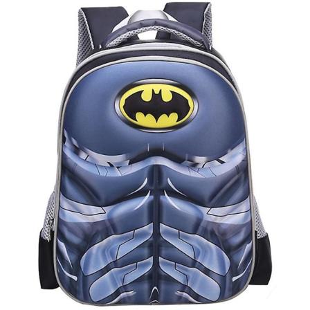 Barn Pojkar Superhjälte Tecknad Ryggsäck Axel Primär skolväskor Batman