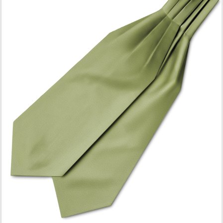 Light Green Grosgrain Cravat for Men - Cravats