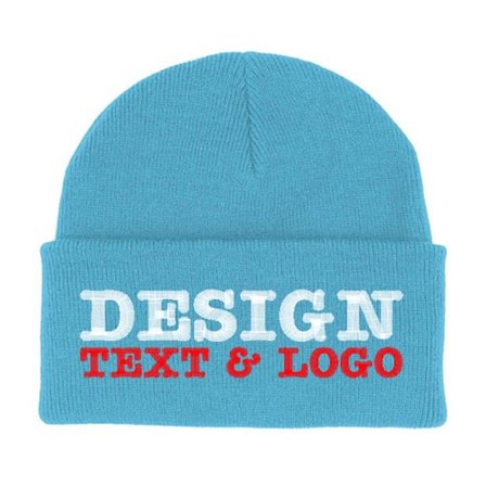 Beanie Basic - Svart Beanie - Barn-mössa - Designa mössor till barn - Custom Made @ Hatstore
