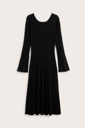 Kappahl | Sukienka z dzianiny | Czarne