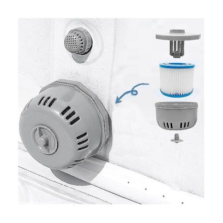 Kompatibel med Lay Z V1 S1 Spa filterhus, tilbehør til rengøring af spabad