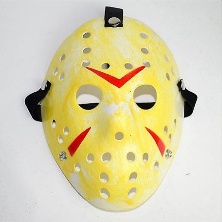 Jason Voorhees Fredag den 13. Skummel Hult Ut Maske Cosplay Kostyme Halloweenfest Maskerade Horrorrekvisitt