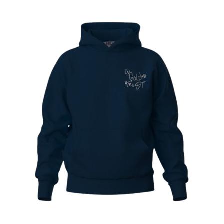 In Gold We Trust Hoodies Blå, Herre