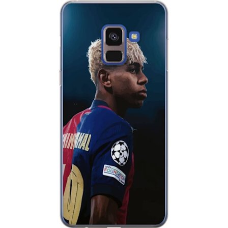 Kompatibel Mobilcover til Samsung Galaxy A8 (2018) Lamine Yamal - Barcelonas Wunderkind i fokus