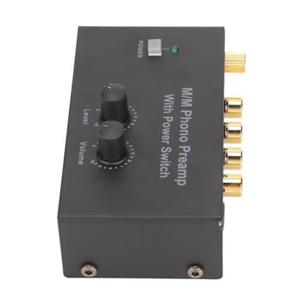 Phono Forforstærker - SONEW - PP500P - Dobbelt Forstærkning - 12V DC Adapter