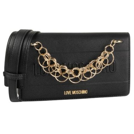 Love Moschino, Calf bag Zwart, Dames, Maat:ONE Size