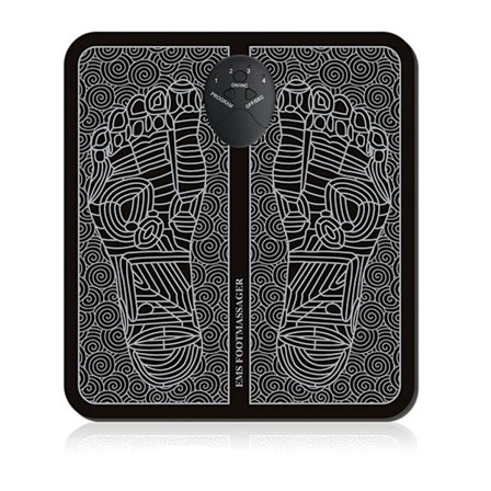 EMS Elektrisk Fotstimulator Massasjeapparat, Bærbar Elektrisk Massasjematte, Fullautomatisk Fot Sirkulasjons Massasje Kroppsmaskin