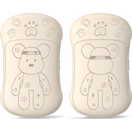 2-pakning elektriske håndvarmere, lommevarmere, gjenbrukbare 6000mAh, oppladbare lommeovn magnetiske håndvarmere for utendørs bruk