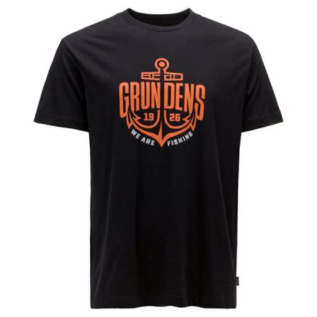 Grundéns Logo Anchor SS T-Shirt Black - XL
