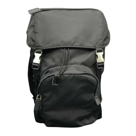 Prada Vintage Backpacks Sort, Herre Vintage Tasker, Størrelse: ONE Size