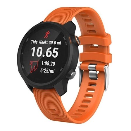 Garmin Forerunner 245 Klockarmband i silikon - Orange
