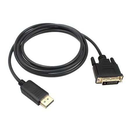 1.8m Dp til Dvi Adapter Displayport Display Port til Dvi Kabel Adapter Konverter