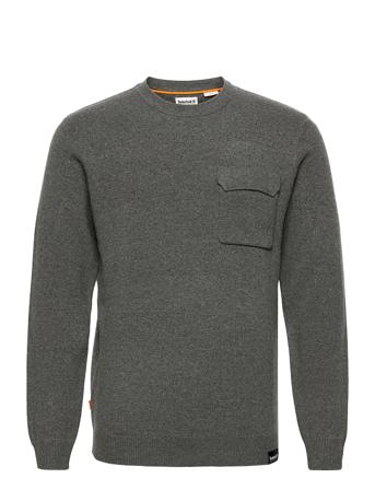 Pocket Crew Sweater Grey Timberland