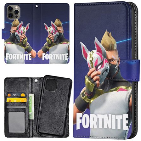 iPhone 12 Pro Max - Plånboksfodral/Skal Fortnite