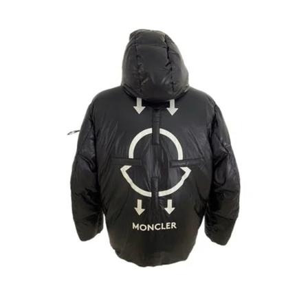 Moncler Pre-owned Pre-ownedFabricouterwear , Zwart , Dames , Maat: L Vintage Jassen