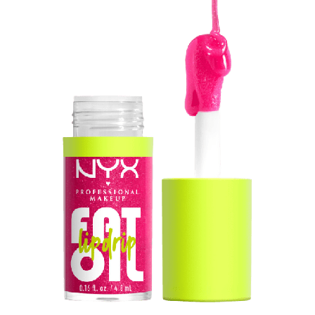 NYX Professional Makeup Fat Oil Lip Drip Läppglans Unisex Rosa 4,8 ml