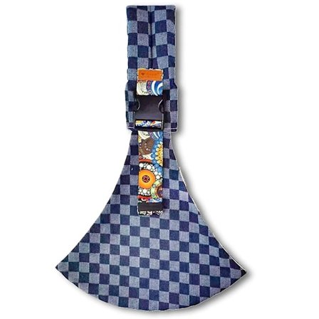 Wildride Toddler Carrier - 2024 Ny Baby Sling Carrier Nyfødt til Toddler, Justerbar Baby Carrier Sling, Bær 10-60 lbs (Black Sailboat) Square