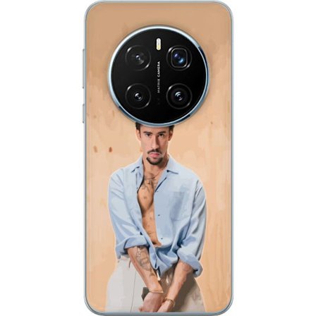 Yhteensopiva Puhelinkuori Honor Magic7 Pro Bad Bunny Super Bowl-inspiroima grafiikka, jossa NFL-trofe ja San Franciscon silta urheilusuunnittelussa