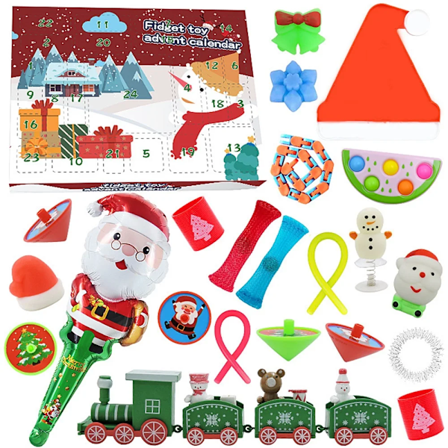 Julkalender 2023 Ny Julkalender 24 Nedräkningskalender Armband Halsband Blind Box Söt Enhörning Julgåva till Flickor style 8