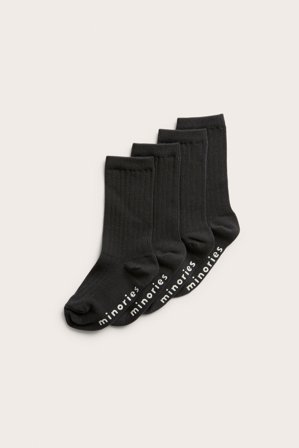 Kappahl | Strumpor i 4-pack | Svart