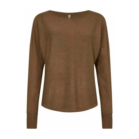 Soyaconcept Round-neck Strik Brun, Dame Striktrøjer