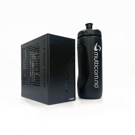 ASRock DeskMini X300 Series Barebone - støtter AMD AM4 opptil 65W, 2x DDR4, 2x M.2 PCIe , 2x 2.5" SATA, HDMI, DisplayPort, VGA