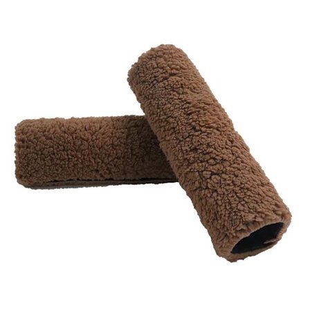 Vinter varm kørestol lammeskind armlænpude kontorstol skridsikker anti-kold armlænsbetræk