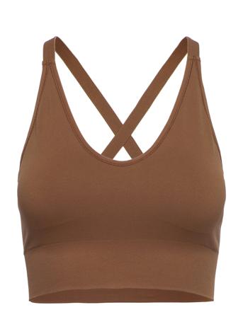 Crossback Seamless Support Bra Lingerie Bras & Tops Sports Bras - ALL Brun Filippa K*Betinget Tilbud