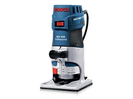 Bosch GKF 600 Professional - fixed base router - 600 W - 6 - 8 mm