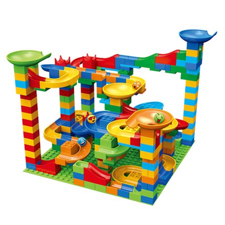 Marmor Ball Byggeklosser Stor Størrelse Marmor Racebane Fargerikt Leker for Barn