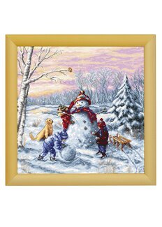 Broderipakke Bilde God Jul - Luca-S