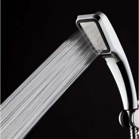 300-hullers trykforstærkende brusehoved, håndholdt brusehoved, højtryks trykforstærkende brusehoved til hjemmet