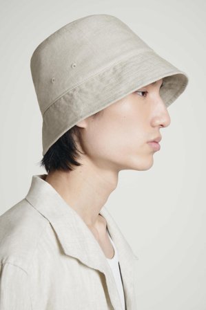 COS Men's Cappello Da Pescatore In Lino in Beige
