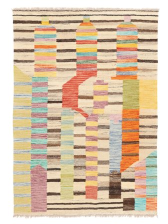 Kelim Berber Style Matot Matto 105X151 Afganistan