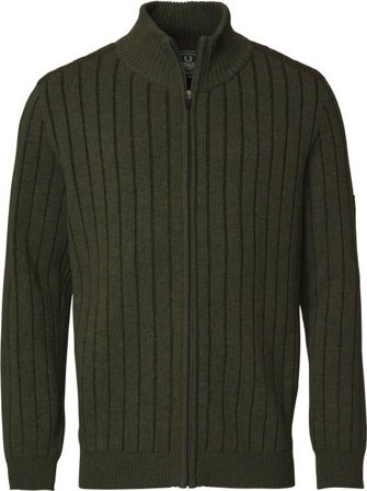 Chevalier Fjord Plated Wool Cardigan Men Green - Ulltröjor