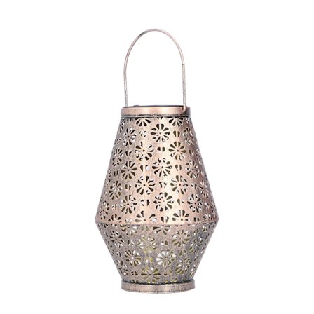 Vanntett Solar Lantern LED Hengelys for Utendørs Hagedekorasjon