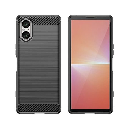 Carbon Case till Sony Xperia 5 V - svart