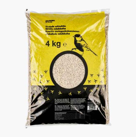 Skalade solrosfrön 4 kg - Biltema