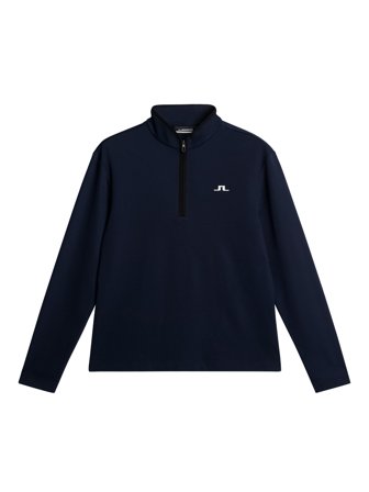 J.Lindeberg - Golf - Clide Quarter Zip Mid Layer - Blå - Man - S