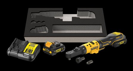 Dewalt DCF500L2G-QW Spærrskaft med batteri og oplader, Maskiner