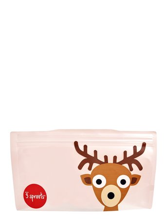 3 Sprouts Snack Bag , Roe Deer Pink 3 Sprouts