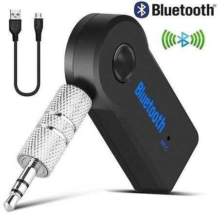 2-i-1 Trådløs Bluetooth 5.0 Sender/Modtager Adapter 3,5 mm Jack til Bilmusik Lyd Aux A2dp Hovedtelefoner Modtager Håndfri