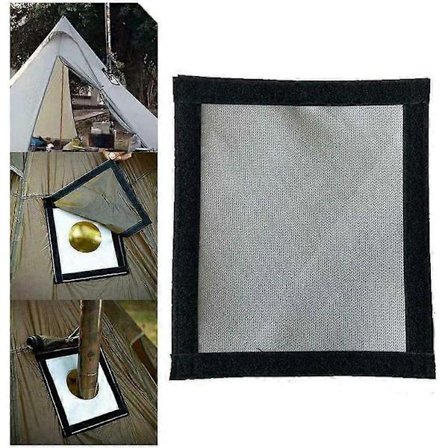 Teltovn Jack Eldfast Rørventilasjon Del Beskytter Ved Bruk Av Varme Ovnsrør