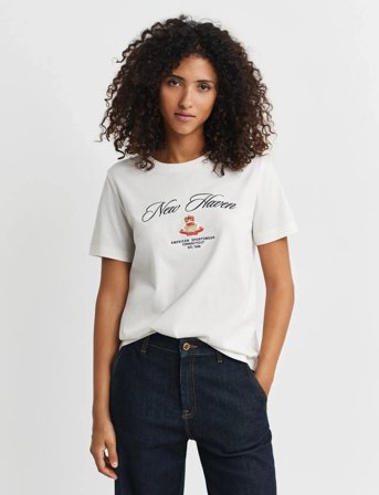 GANT Reg Cotton Crest Ss T-Shirt - XL