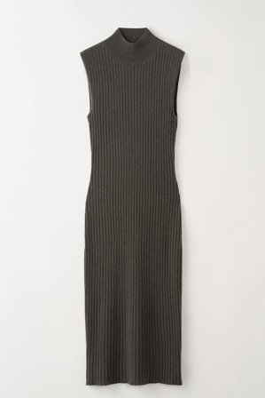 Soft Goat - High Neck Dress - XL - Army Green