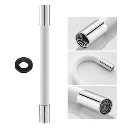 360-grad Förlängning Flexibel Slang Kran Förlängare Vattenslang