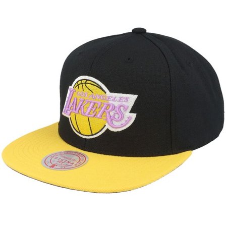 Mitchell & Ness - NBA Svart snapback Keps - Los Angeles Lakers Core Basic Black/Gold Snapback @ Hatstore