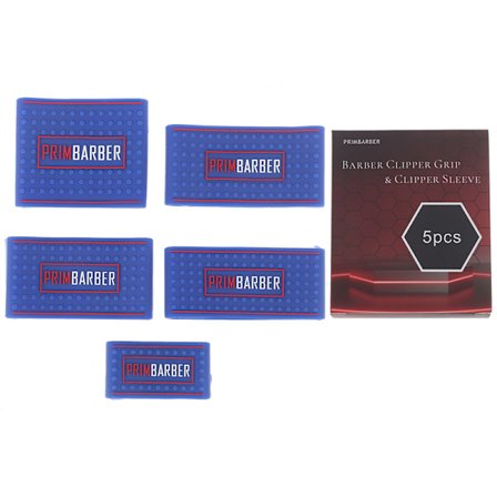 5 st/ set Halkfri Barber Clipper Grip Bands Hårklippare Cover