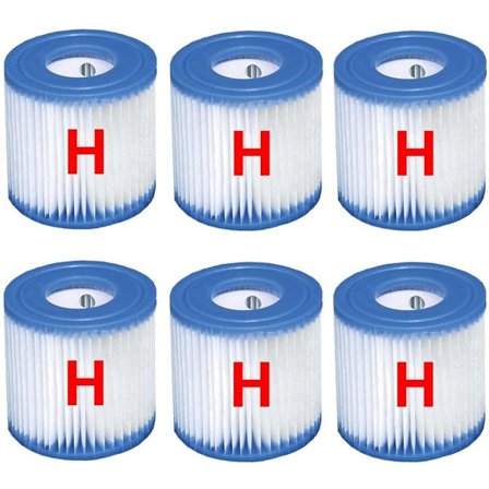 Velegnet til Intex Pool Filter 6 Stk - Velegnet til Intex Pool Filterpatron Type H